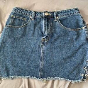 Superdown denim skirt size M